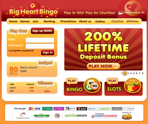 Big Heart Bingo Site