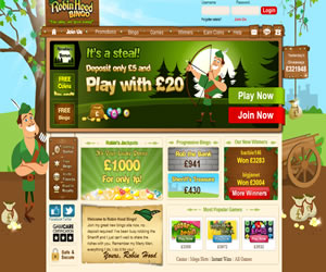 Robin Hood Bingo Site